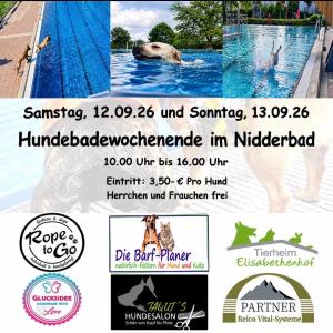 Ihr trefft uns am Wochenende beim Hundeschwimmen, Infos auf dem Plakat. Traditionell teilen wir uns einen Stand mit unseren Freunden Die Barf-Planer. Wir freuen uns auf das Wochenende und hoffen auf entspannte Hunde und verantwortungsvolle Halter. 🤗

#hundeschwimmen #infostand #tierheimelisabethenhof #bundgegenmissbrauchdertiere #kommtvorbei